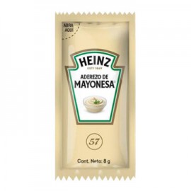 Aderezo de mayonesa Heinz 500 sobres de 8 g