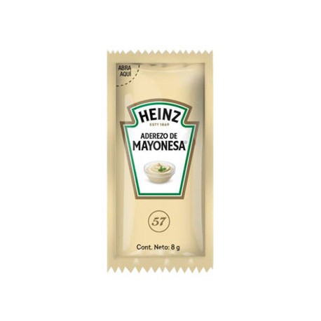 Aderezo de mayonesa Heinz 500 sobres de 8 g