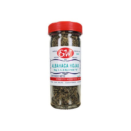 Albahaca hojas Ernesto Weinstein Frasco de 30 g