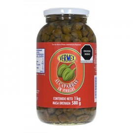 Alcaparras en vinagre Vermex Frasco 935 gr