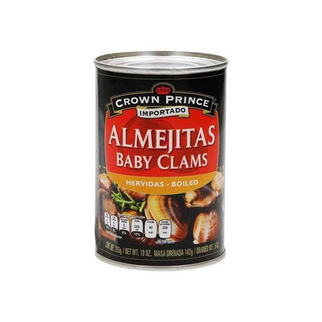 Almejitas baby clams Crown Prince Lata de 283 g