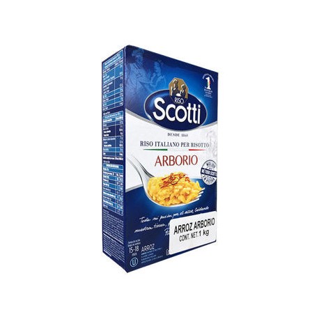 Arroz Arborio Scotti Bolsa de 1 Kg (Riso Italiano)