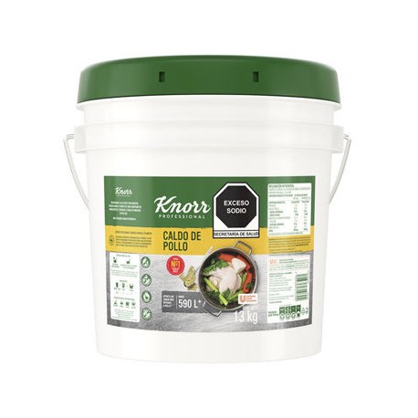 Caldo de pollo Knorr Suiza Cubeta de 13 Kg