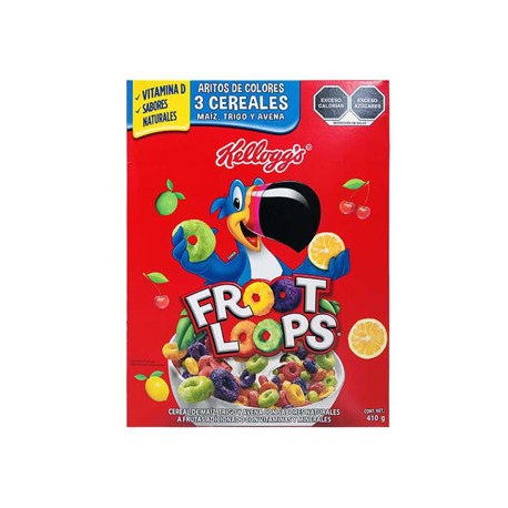 Cereal Froot Loops Kelloggs de 410 g (IEPS inc.) FL