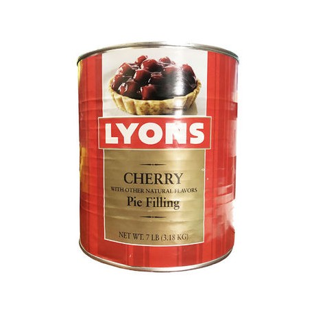 Cereza Cherry pie filling 3.18  kg. Lyons (relleno pay)