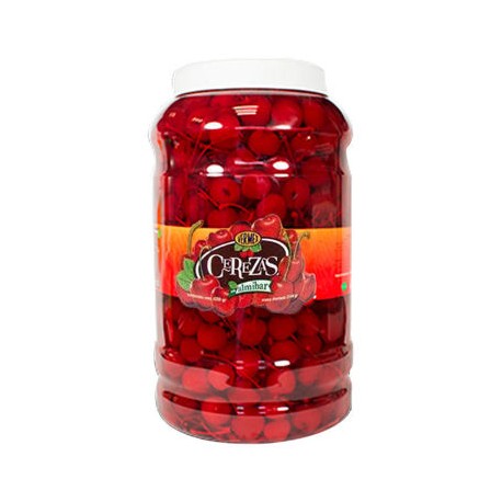 Cereza roja con rabo Vermex Frasco de 4.25 kg