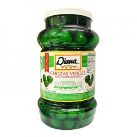 Cereza verde sin tallo Diana Galon de 3.5 Kg