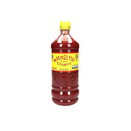 Chamoy liquido Miguelito Botella de 1 L (IEPS inc.)