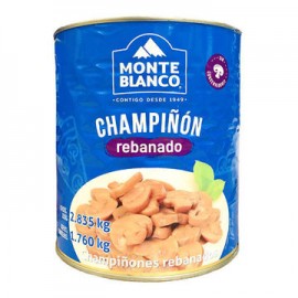 Champiñon rebanado Champimex/ Monte blanco Lata de 2.835 Kg