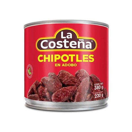 Chiles chipotles La Costeña Lata de 380 g