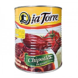 Chiles Chipotles La Torre Lata de 2.8 Kg