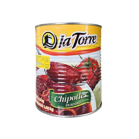 Chiles Chipotles La Torre Lata de 2.8 Kg