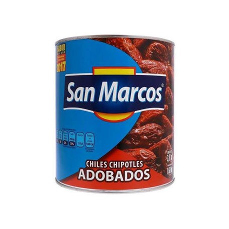 Chiles Chipotles San Marcos Lata de 2.8 Kg