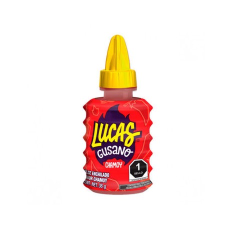 Dulce Gusano Chamoy 10 Pz. Lucas (IEPS INC)