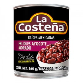 Frijol Ayocote Morado La Costeña 12 Latas de 560 g