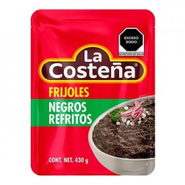 Frijoles negros refritos La Costeña 12/430 gr