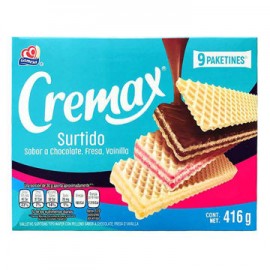 Galletas Cremax de Nieve surtida 416 Gr. Gamesa (IEPS INC.)