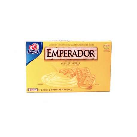 Galletas Emperador Vainilla 16 paquetes de 91 g Gamesa (IEPS inc.)