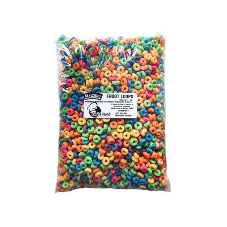 Cereal Maizoro Aritos 1 kg(IEPS inc). Tipo Froot Loops