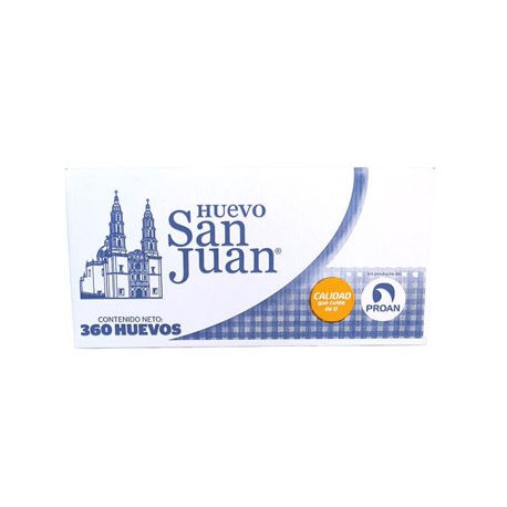 Huevo San Juan 360 pzas (Aprox 22 Kg)