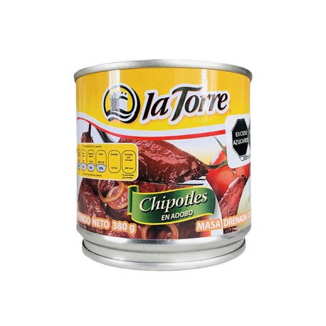 Chiles Chipotles La Torre Lata de 380 g