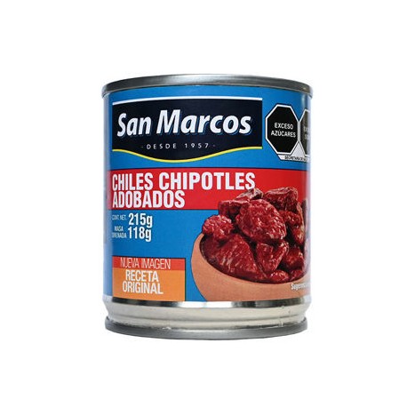 Chiles Chipotles San Marcos Lata 215 g