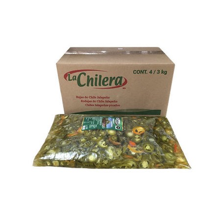 Chiles Nachos La Chilera 4 Volpack de 3 Kg