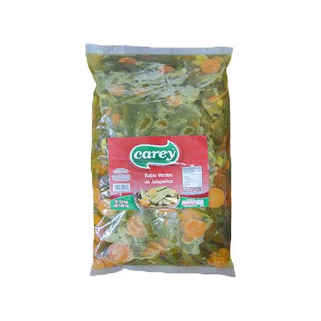 Chiles Rajas Carey 6 Bolsas de 3kg