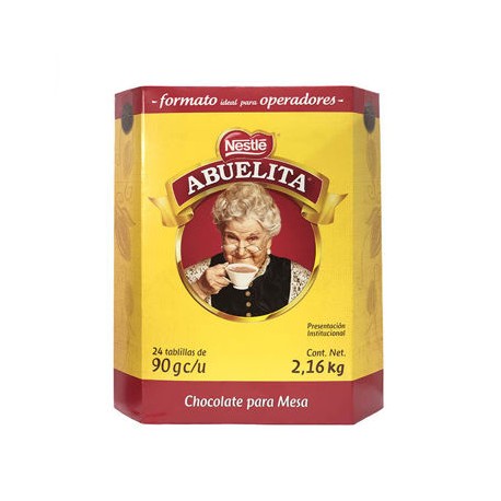 Chocolate Abuelita 24 Tablillas Envueltas 2.16 Kg (IEPS INC.)