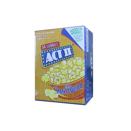 Palomitas Extramantequilla ACTII 14 de 85 g (IEPS INC)