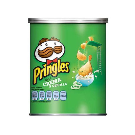 Papas Pringles Crema Cebolla 12 de 40g (IEPS INC)