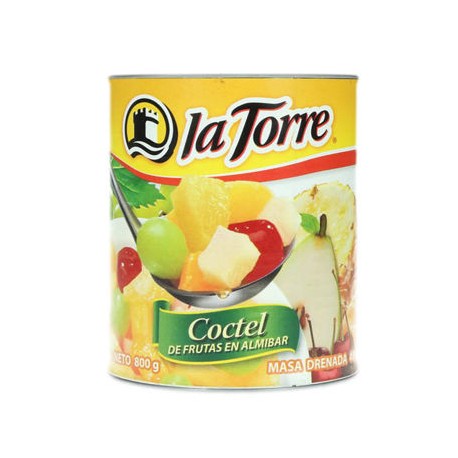 Coctel de frutas La Torre Lata de 800 g