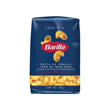 Pasta Codo No. 4 Barilla 12 de 500 g