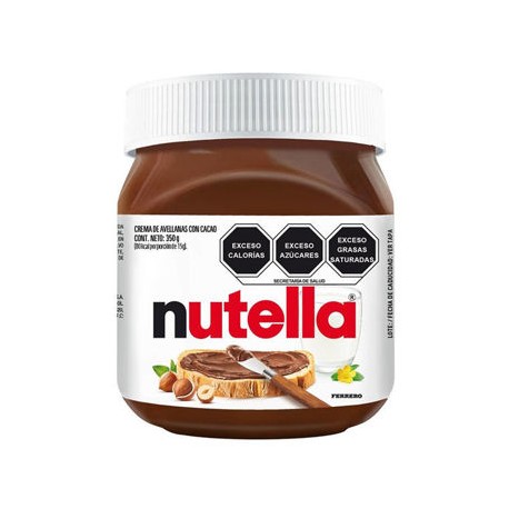 Crema de Avellana Nutella CHICA 350 g (IEPS inc.)