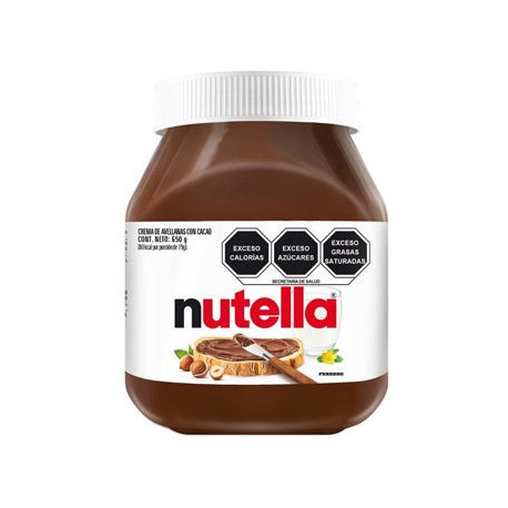 Crema de avellana Nutella MEDIANA de 650 g  (IEPS INC)