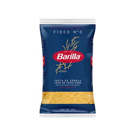 Pasta Fideo No. 0 Barilla 40 de 200 g