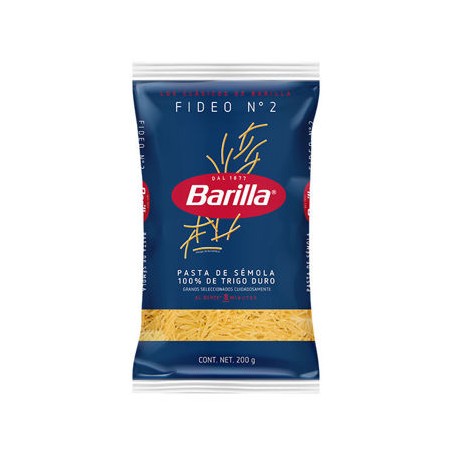 Pasta Fideo No. 2 Barilla 40 de 200 g