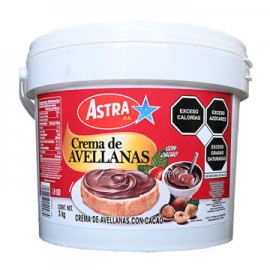 Crema de Avellanas Astra Cubeta de 3 Kg (IEPS INC)