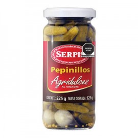 Pepino Entero Chico Cornichons Fco. 225 Gr. Serpis