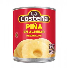 Piña Rebanada Costeña 12 de 800 g