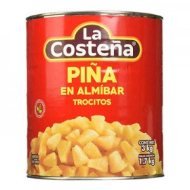 Piña Trozo Lata Costeña 3Kg.