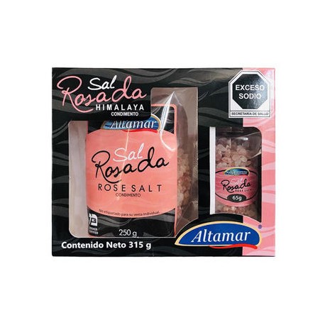 Sal de Grano Rosada (Gourmet) 315 Gr Altamar