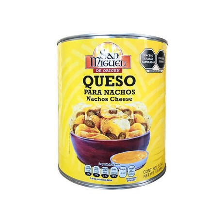 Salsa de Queso cheddar San Miguel Lata de 2.950 Kg