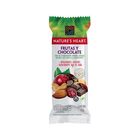 Frutas y Chocolate Natures Heart 24/35g