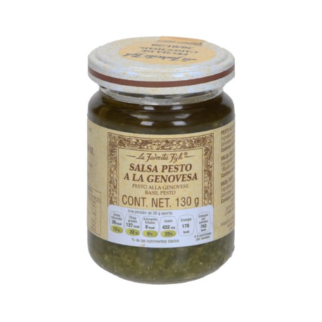 Salsa PESTO a la Genovesa Italiano Fco. 130 gr La Favorita