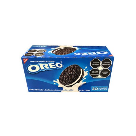 Galleta Oreo 30 paq con 4 galletas 1.368 Kg (IEPS INC)