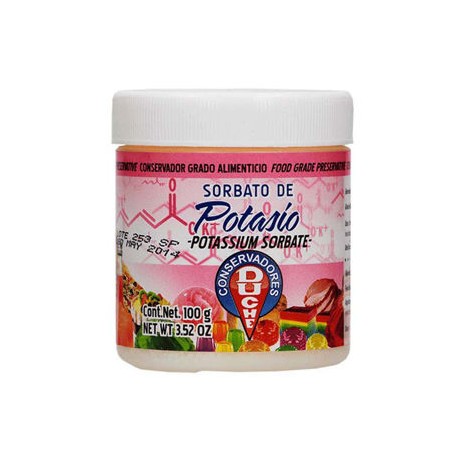 Sorbato de Potasio Bte 100 Gr DUCHE