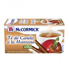 Te Canela y Manzana McCormick paquete 25 sobres