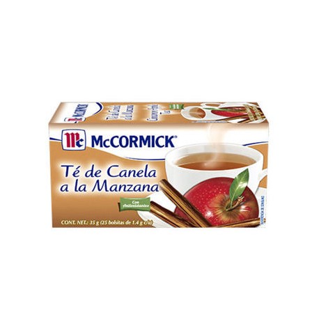 Te Canela y Manzana McCormick paquete 25 sobres