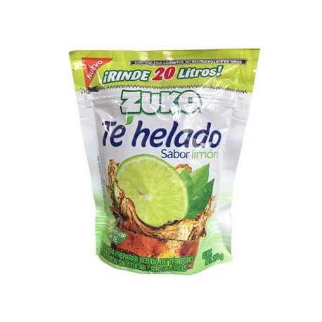 Te Helado Sabor Limon ZUKO 200gr Polvo Rinde 20Lt